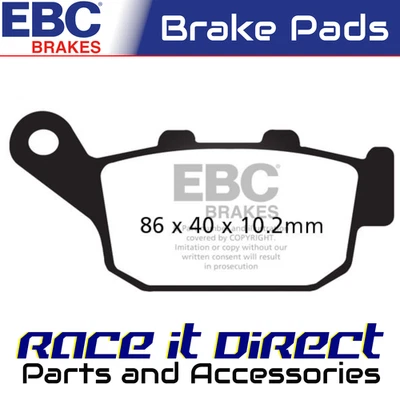 Pastillas de freno trasero HONDA NT 650 HAWK GT 1988-1990 EBC Foto 1 de 4
