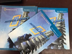 National Geographic Big Ideas Physical Science Teacher's & 2 Textbooks Grade 3 - Picture 1 of 3