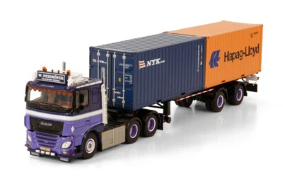WSI 1/50 FOR DAF XF COMFORT CAB MY2017 6X2+2x20FT Con W. NEIDHÖFER TRANSPORT - Image 1 of 3