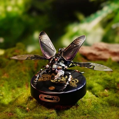 ROKR Beetle Model DIY 3D Puzzle Steampunk Mechanical Adult Boys Teens Xmas Gift - Image 1 of 4
