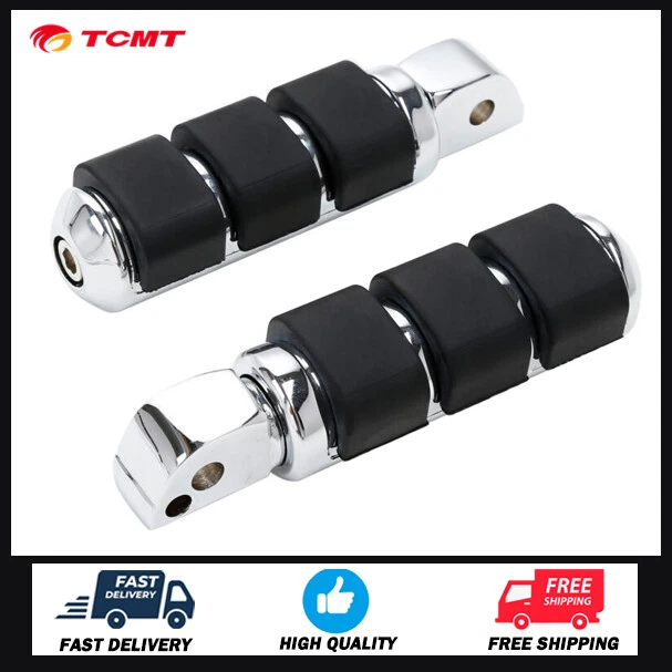 Pegs traseiros cromados para passageiros adequados para Harley-Davidson Softail 2018-UP - Imagem 1 de 4