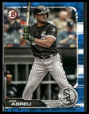 Jose Abreu #55 2019 Bowman Blue #/150 - Image 1 of 2