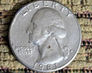 1981 Rare Washington Quarter D or P Multiple Error - Picture 1 of 5