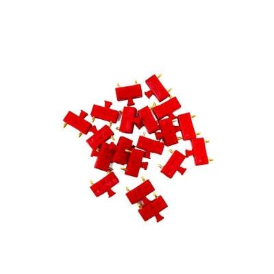 19 pcs AMP Rectangular Connector 2 Pin Red - Image 1 of 4