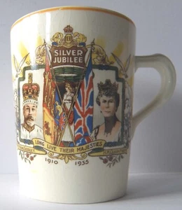 King George V & Queen Mary Silver Jubilee Mug/Cup 1935 - Picture 1 of 8