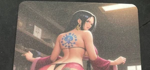 Matchmaker Spicy Waifu NSFW A5 Sizes Card Board BOA Hancock One Piece Tatto - Picture 1 of 4
