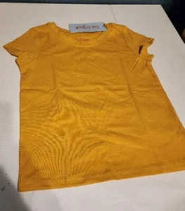 Cat & Jack Mädchen Kurzarm Shirt Bernstein Gelb Größe 3T - Bild 1 von 3