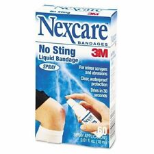 3M Nexcare Liquid Bandage Spray Heal Cover & Protect No Sting .61oz Pack of 6