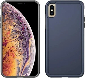 iPhone XS Max Case Pelican Adventurer Slim Dual Layer Navy Blue Gray - Picture 1 of 4