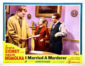 Sabotage lobby card John Loder Sylvia Sidney Oscar Homolka 1936 OLD MOVIE PHOTO