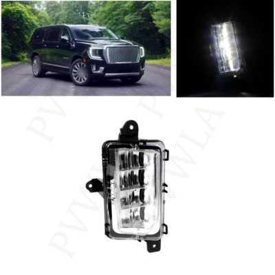 Right LED Fog Light Lamp For GMC Yukon/Yukon XL 2021-2023 Cold White - Image 1 of 4