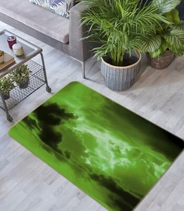 3D Green Sky 273 Non Slip Rug Mat Room Mat Elegant Photo Carpet Coco - Picture 1 of 4