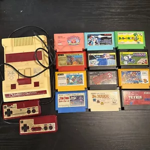 Nintendo Famicom NES Console + Game Software 12 Games Bundle Lot of 12 Games - Picture 1 of 10
