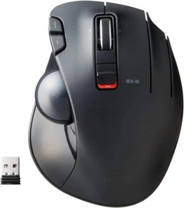 ELECOM EX-G MOUSE M-XT3DRBK Wireless Trackball Mouse - Picture 1 of 5