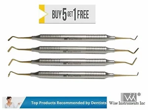 Dental Composite Non-stick Filling Instruments Set of 4 by Wise instruments - Picture 1 of 5