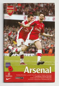 Arsenal v Wigan Athletic 2008/09 Carling Cup 4th Round - Picture 1 of 1