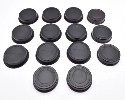 Genuine Pentax K Mount Slip On Rear Lens Cap Lot Qty-14 each  (#T2010) - Image 1 of 2