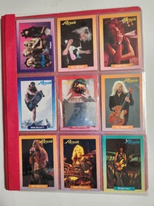 POISON 1991 BROCKUM ROCK JUEGO DE 15 CARTAS UN HOLOGRAMA Y PIN DE BANDA CARPETA TRANSPARENTE # 1 - Imagen 1 de 5