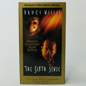 The Sixth Sense (VHS 2000 Bonus Edition) Haley Joel Osment Bruce Willis - Photo 1/3