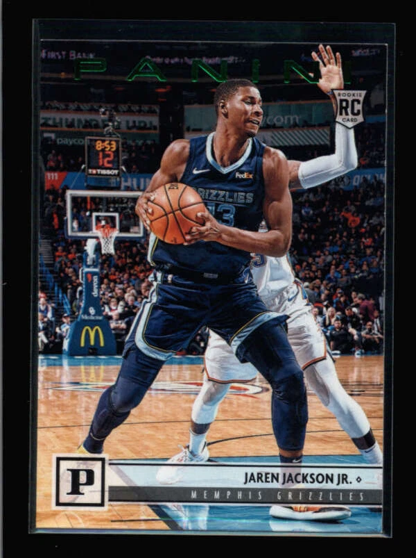 JAREN JACKSON JR 2018/19 PANINI CHRONICLES #123 ROOKIE GREEN PARALLEL AZ5694 - Image 1 of 1