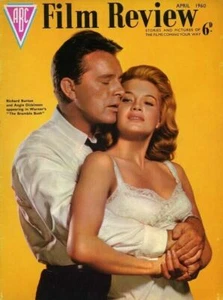 Film Review Magazine Angie Dickinson Richard Burton Cover Photo Edd Byrnes 1960 - Imagen 1 de 2