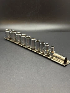 🇺🇸 MAC Tools USA 1/4" Drive METRIC 5mm - 14mm Socket Set Shallow 6-Point Lot - Picture 1 of 6