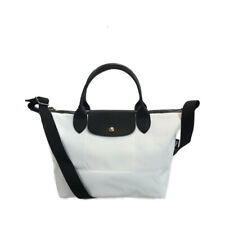 Longchamp 2way handbag shoulder bag ladies White
