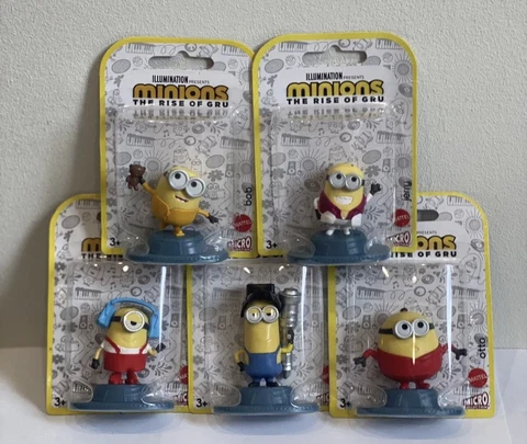 Lot of (5) Illumination Minions: The Rise of Gru Micro Collection Mini Figurines Cover
