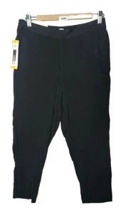 Jessica Simpson Black Ankle Pants Soft Pull On Slant Pockets Small Loungewear  - Picture 1 of 8