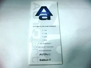 Auto Art Edition 7 * Druckguss Modellkatalog * 78 glänzende Illustration Seiten - Bild 1 von 1
