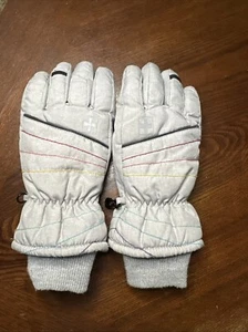 Girls Swiss Tech Thinsulate Gray Winter Ski Snowboard Gloves Size S/M - Picture 1 of 6
