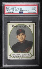 2005 Topps Cracker Jack Mini Grey /25 Edgardo Alfonzo #142 PSA 9 MINT