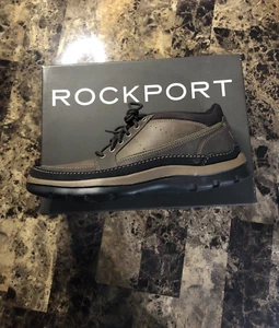 Rockport Chukka Herren Größe 8 W Dunkelbraun Bequem Freizeitschuhe NUR LINKER SCHUH - Bild 1 von 11