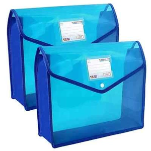 YoeeJob Plastic File Folders Legal Size 2 Pcs Expandable Document Folder with - Picture 1 of 7
