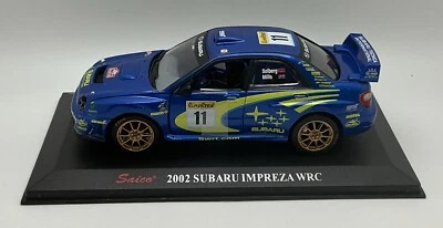 2002 SUBARU IMPREZA WRC #11 DIE CAST MODEL SAICO BRAND NEW RARE FIND - Image 1 of 4