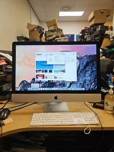 APPLE IMAC LATE 2013 27" A1419 i5 QUAD 3.2GHz,16GB RAM, 1TB HDD, 2GB GRAPHICS - Picture 1 of 18
