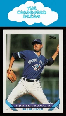 Bob MacDonald 1993 Topps #427 Toronto Blue Jays Baseball Card - Image 1 of 2
