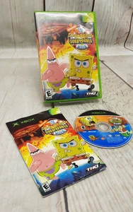 Microsoft Xbox Original Bob Esponja Pantalones Cuadrados Película Etiqueta Negra Probado - Imagen 1 de 5