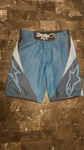 AlpineStars Faze Rival Teal Swim Trunks Boardshorts New Without Tags Sz 30 - Picture 1 of 2