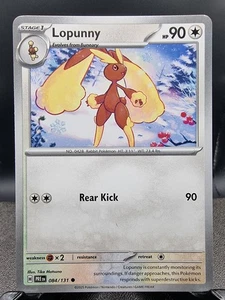 Tarjeta Pokémon LOPUNNY 2025 Prismatic Evolutions #084/131  - Imagen 1 de 1