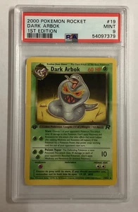 Pokémon Team Rocket 1st Edition DARK ARBOK PSA 9 (7379) Graded Power - Picture 1 of 3