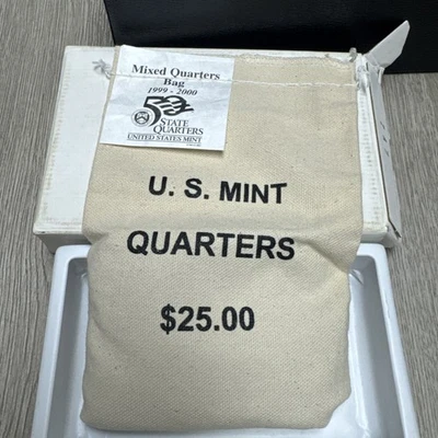 1999-2000 US Mint  unopened P & D bag of mixed State Quarters JD - Image 1 of 4