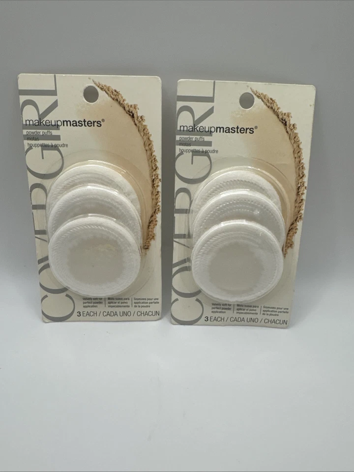 COVERGIRL Makeup Masters Powder Puffs 3 Ct 2 PK
