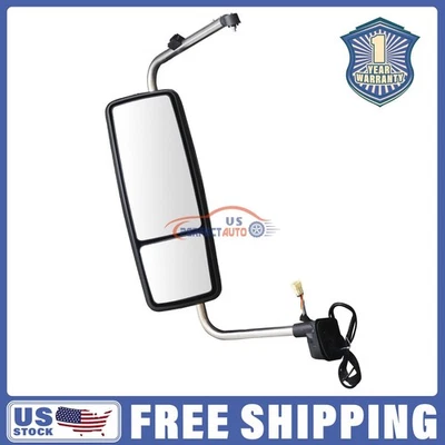 Espejo de puerta cromado térmico para International Harvester Prostar LH 2013-2017 Foto 1 de 4
