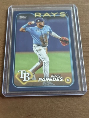 2024 Topps Series 2 - Isaac Paredes #392 Royal Blue - Image 1 of 2