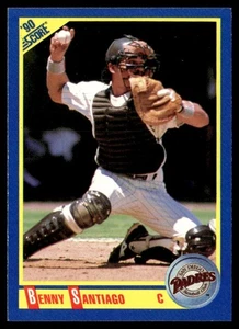 1990 Score Benny Santiago San Diego Padres #454 - Picture 1 of 2