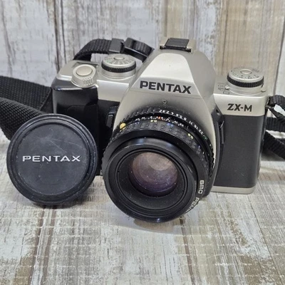 Pentax ZX-M 35mm Film Camera + SMC Pentax-A 1:2 50mm Lens - Image 1 of 4