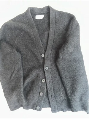 Suéter Cárdigan de Lana Negro Calvin Klein x Heron Preston - Talla Grande - Excelente Foto 1 de 4