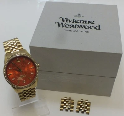 Vivienne Westwood Ladies Wallace Gold Bracelet Watch VV208RDGD - Image 1 of 4
