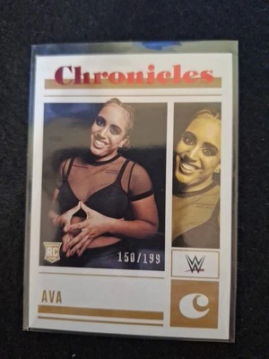 2023 Panini Chronicles WWE Red #77 AVA Rookie Card 150/199 - Image 1 of 3